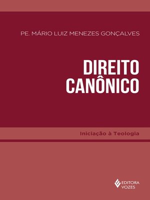 cover image of Direito Canônico